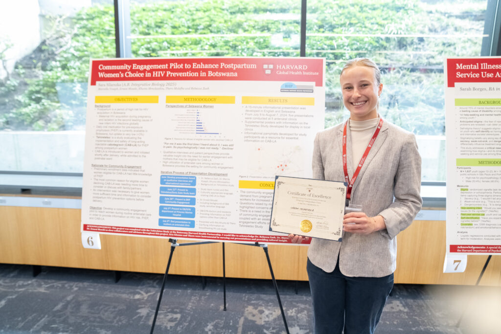 Sara presenting her research