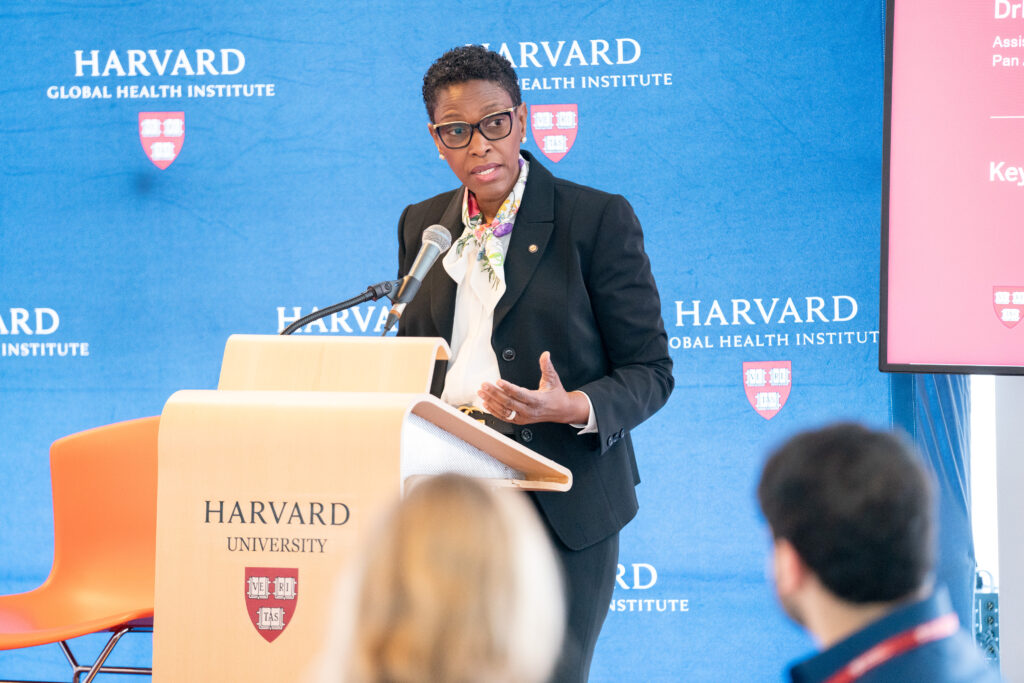 2025 Global Health Symposium Keynote Speaker Rhonda Sealy-Thomas. Photo by Bryce Vickmark.