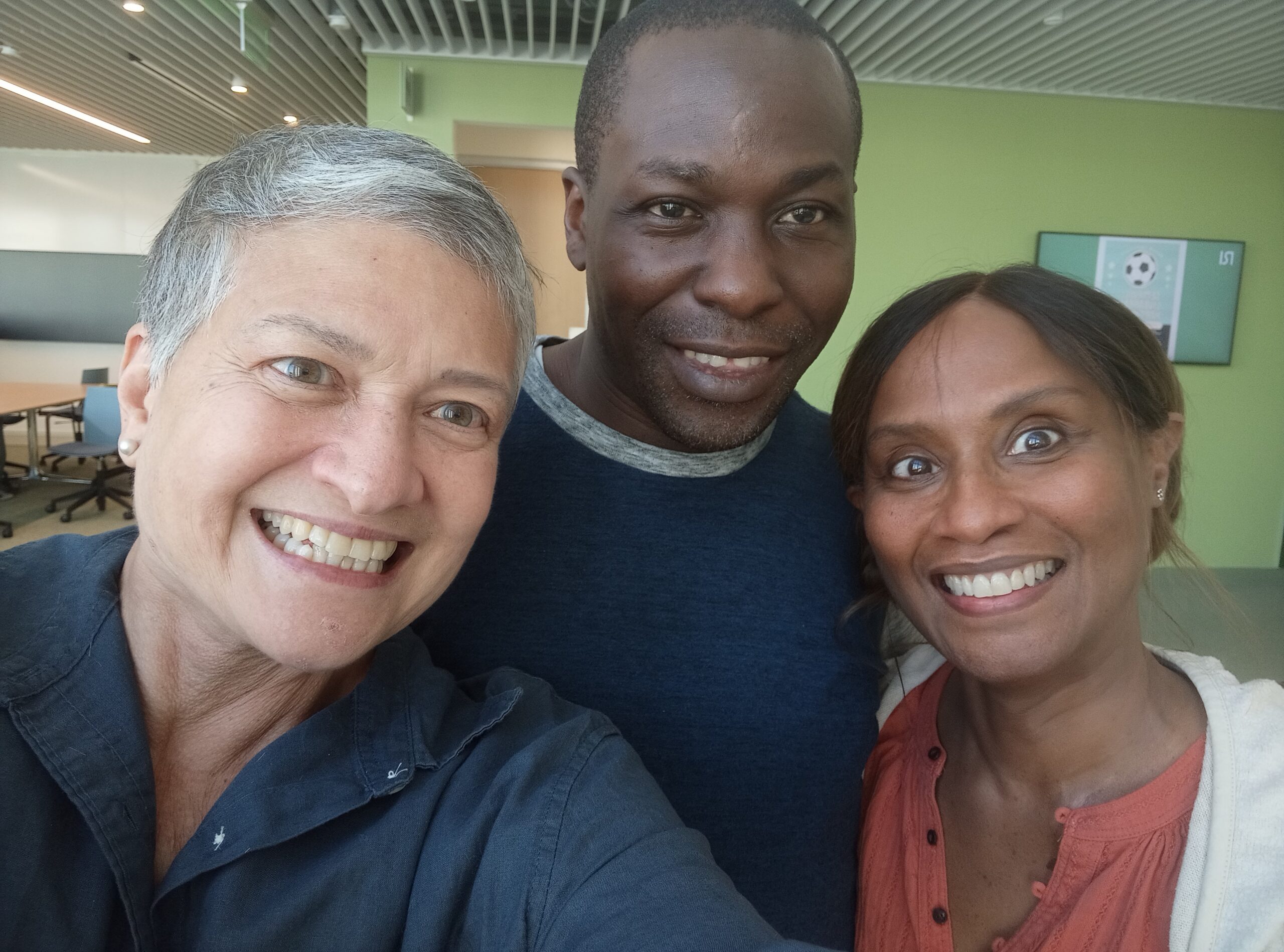 Photo with Dr. Krista Dong and collaborator, Dr. Azza Idris.
