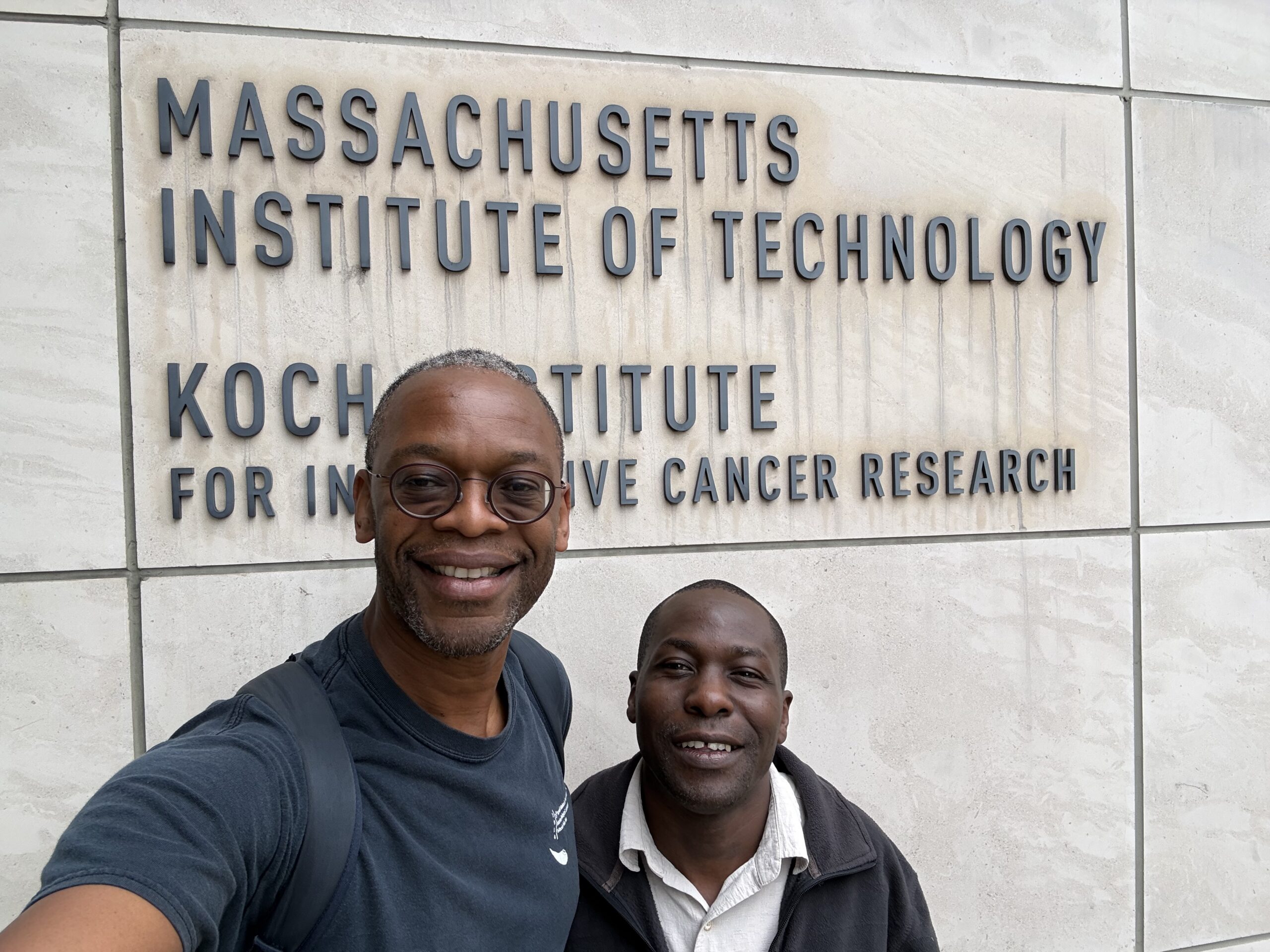 Photo with Prof. Jacquin Niles, a PI at MIT.